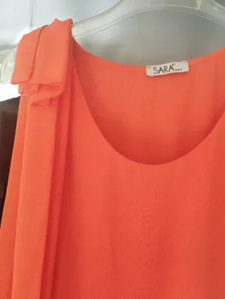 Vestido fiesta naranja