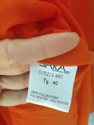 Vestido fiesta naranja