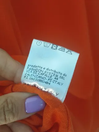 Vestido fiesta naranja