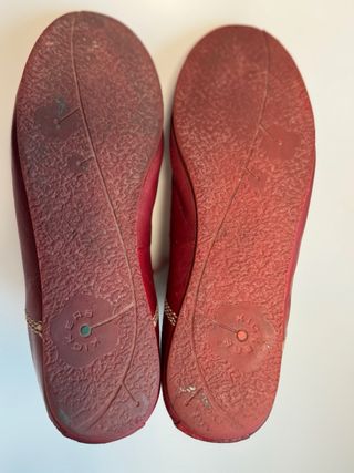 Botines Kickers Piel Mujer Rojos