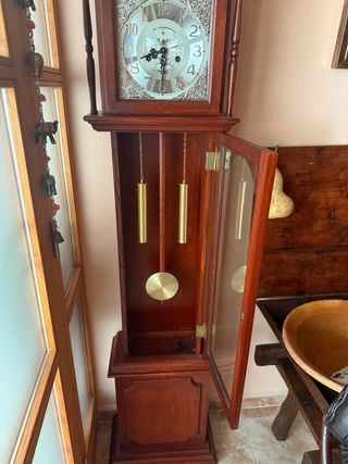 Reloj de Pie Antiguo Tempus Fugit Polaris