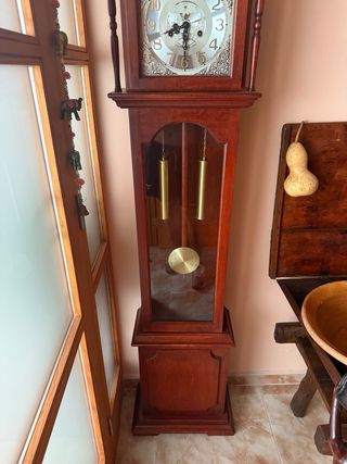 Reloj de Pie Antiguo Tempus Fugit Polaris