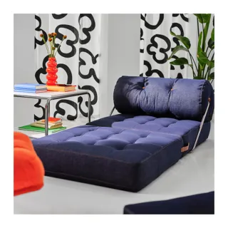 Poltrona letto VÅRKUMLA di IKEA in blu Vansta