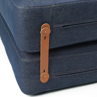 Poltrona letto VÅRKUMLA di IKEA in blu Vansta