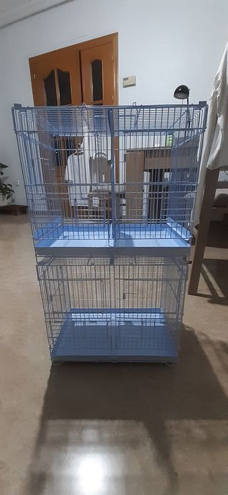 Jaula cría canarios 40cm