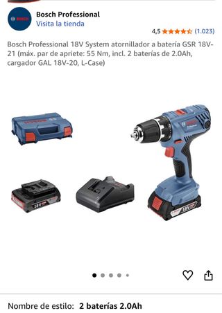 Taladro Atornillador Bosch GSR 18V-21