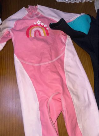 Neopreno niña talla 4 -5 años pack 2ud