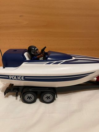 Playmobil Coche Policía y Lancha 5187