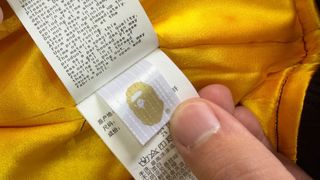 Chaqueta Bomber BAPE Negra y Blanca Talla M