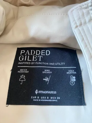 Abrigo Beige Acolchado