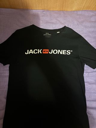Camiseta Jack & Jones Hombre Negra