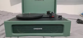 Tocadiscos Maletín CREATE Retro Vintage