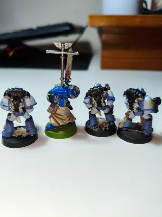 Warhammer 40k Marines Espaciales METAL Ezekiel y