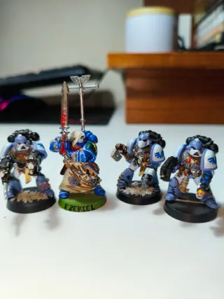 Warhammer 40k Marines Espaciales METAL Ezekiel y