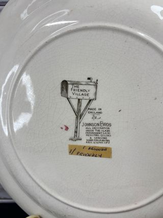 Bandeja J. Bros Friendly Village Porcelana