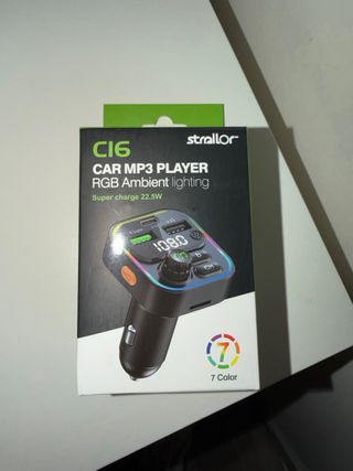 Transmisor FM Bluetooth Coche STRALLOR