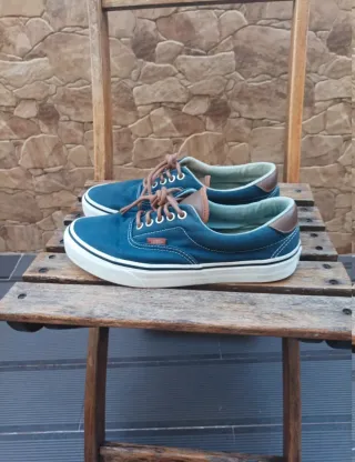 Tênis Vans Era Azul e Branco