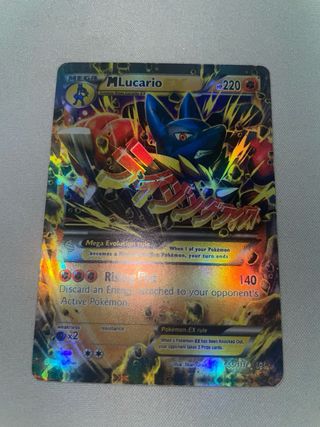 Carta Pokémon Mega Lucario EX 55/111