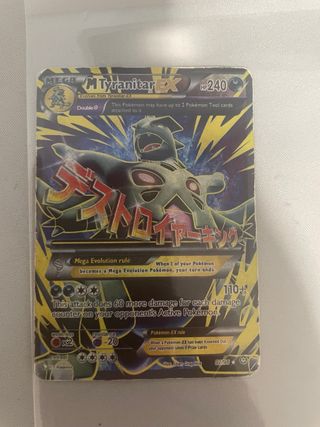 M Tyranitar EX Carta Pokémon