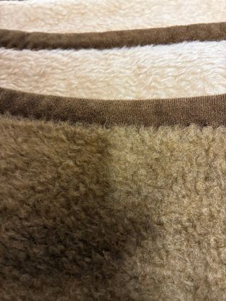 Manta de pelo suave tonos marrones