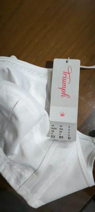 Sujetador Triumph Doreen Algodón Blanco 100 D