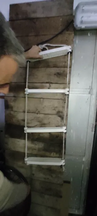 Escalera de barco plegable