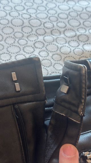 Falda Zara efecto piel