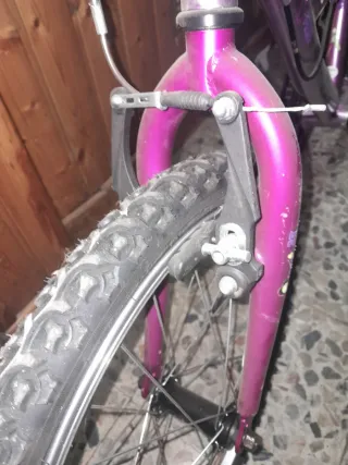 Bicicleta infantil morada