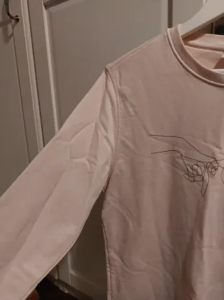 Sudadera Wituka rosa con dibujo