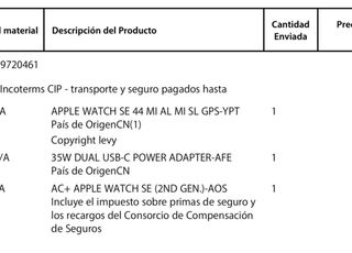Apple Watch SE 44mm GPS Negro <<<NEGOCIABLE>>