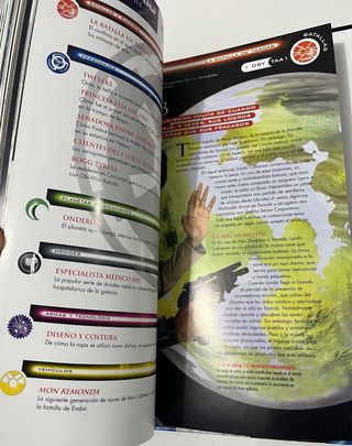 Folleto Star Wars - The Official Fact File