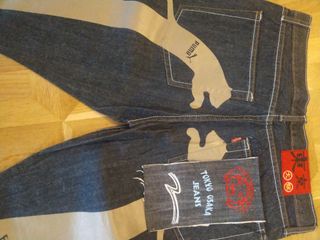 Pantalón vaquero Evisu + Puma