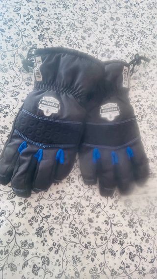Guantes Ergodyne Frío Negro/Azul Nuevos T,M- 8