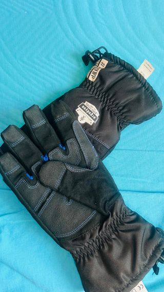 Guantes Ergodyne Frío Negro/Azul Nuevos T,M- 8