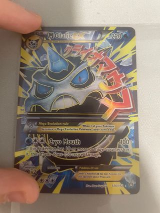 M Glalie EX 156/162 Carta Pokémon