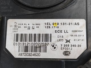 Faro Izquierdo BMW 5 F10 F11 Xenon LED 7203245