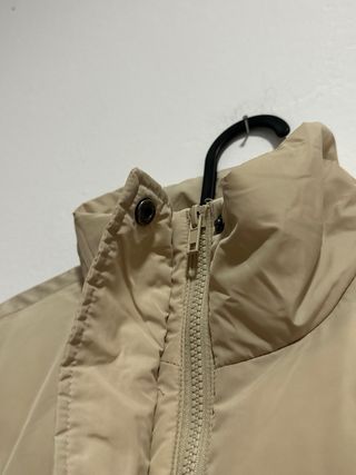 Chaleco largo acolchado Desires beige