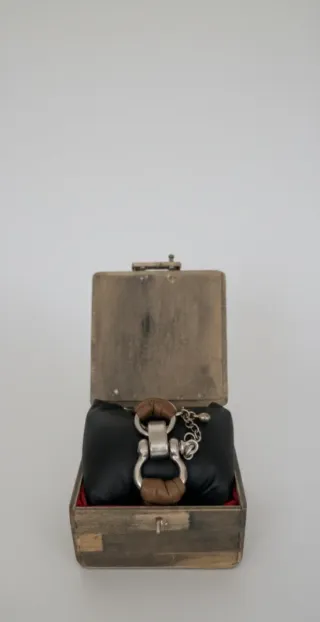 Bracciale Pelle e Acciaio Artigianale Unisex