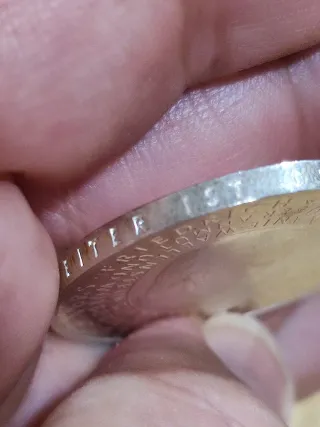 Moneda Increíble Plata  Friedrich v. Schiller 200