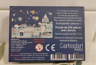 Mini Puzzle de París 100 piezas