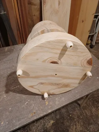 Frutero artesanal de madera