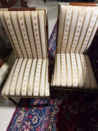 Juego 8 Sillas Comedor Tapizadas