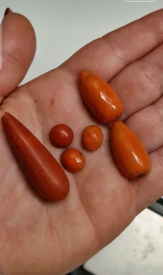 Cabochon Corallo Rosso Mediterraneo