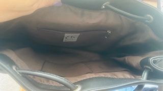 Mochila de piel negra mujer