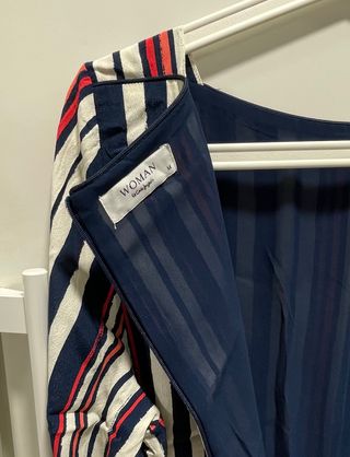 Vestido rayas azul y rojo Talla M