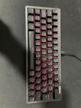 Teclado Mecánico Gamer KROM Negro