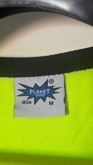 Camiseta Tirantes Ibiza Auricular Neón