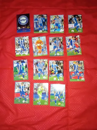 Lote Cartas Deportivo Alavés Megacracks 25/6