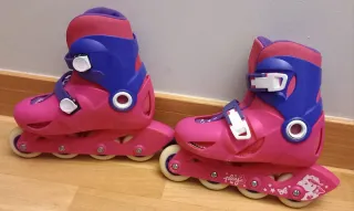 Patines en línea rosas. Talla 30/32