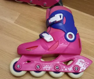 Patines en línea rosas. Talla 30/32
